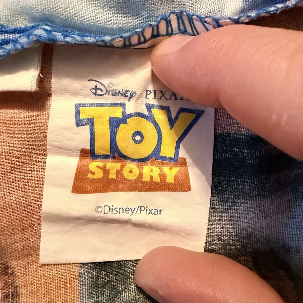 Disney Pixar Toy Story Standard Pillowcase Buzz Woody Rex Hamm Hamm Blue 2009